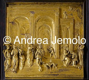 Museo dell'Opera del Duomo Porta del Paradiso - Storie di Isacco, Giacobbe e Esaù | Andrea Jemolo