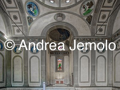 Cappella Pazzi Parete verso l'altare | Andrea Jemolo