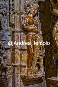 Forte di Jaisalmer Rilievo, nel tempio Jain Chandraprabhu | Andrea Jemolo