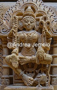 Forte di Jaisalmer Rilievo, nel tempio Jain Chandraprabhu | Andrea Jemolo