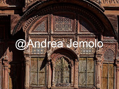 Mehrangarh Fort Window decorated | Andrea Jemolo