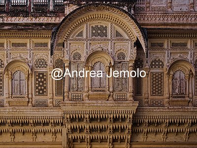 Mehrangarh Fort Window decorated | Andrea Jemolo