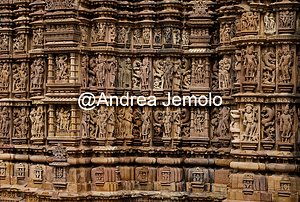 Tempio Kandariya Mahadeva Sculture sulla facciata sud | Andrea Jemolo