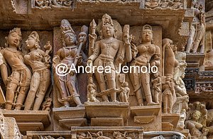 Tempio Lakshmana Sculture della facciata sud | Andrea Jemolo