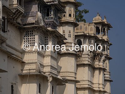 Udaipur City Palace Façade - Detail | Andrea Jemolo
