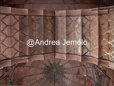 Jama Masjid  Inlay detail of interior arches | Andrea Jemolo
