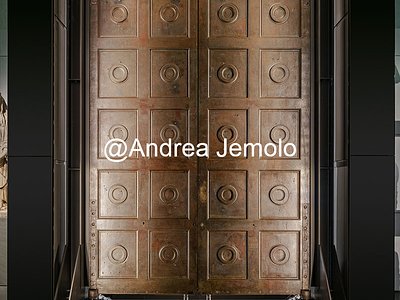 Museo dell'Opera del Duomo Porta del Paradiso - lato posteriore della porta, con lo schema a ventotto formelle | Andrea Jemolo