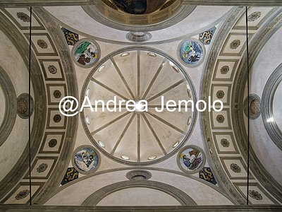 Cappella Pazzi Cupola e soffitto | Andrea Jemolo