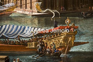 Collezione privata L'Arsenale di Civitavecchia di Gian Lorenzo Bernini - Olio su tela | Andrea Jemolo