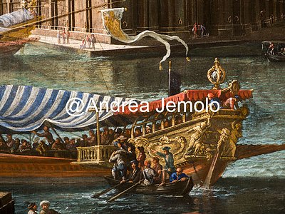 Private collection The Bernini Arsenale of Civitavecchia - Oil on canvas | Andrea Jemolo