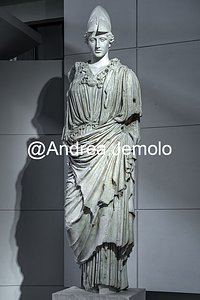 Musei Capitolini - Centrale elettrica Montemartini Statua di Atena 'tipo Velletri' | Andrea Jemolo