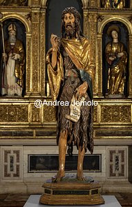 Basilica di Santa Maria Gloriosa dei Frari Wooden statue of Saint John the Baptist | Andrea Jemolo