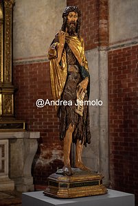 Basilica di Santa Maria Gloriosa dei Frari Wooden statue of Saint John the Baptist | Andrea Jemolo