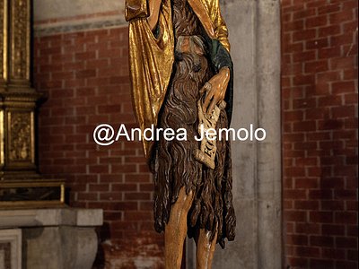 Basilica di Santa Maria Gloriosa dei Frari Wooden statue of Saint John the Baptist | Andrea Jemolo