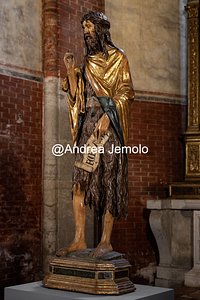 Basilica di Santa Maria Gloriosa dei Frari Wooden statue of Saint John the Baptist | Andrea Jemolo