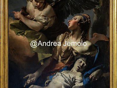 Scuola Grande di San Rocco Agar and Ishmael, oil on canvas | Andrea Jemolo