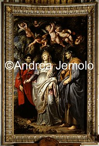 Saint Mary of Vallicella Saints Flavia Domitilla, Nereus and Achilles | Andrea Jemolo