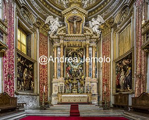 Saint Mary of Vallicella Presbytery of the church of Santa Maria in Vallicella  | Andrea Jemolo