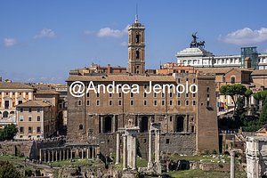 Campidoglio Palazzo Senatorio - Vista dal Foro - Tabularium | Andrea Jemolo