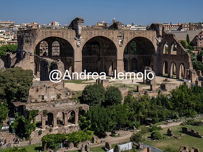 Basilica di Massenzio Vista dall'alto | Andrea Jemolo