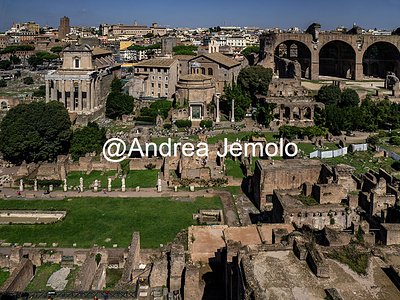 Foro romano Vista dall'alto del Foro Romano | Andrea Jemolo