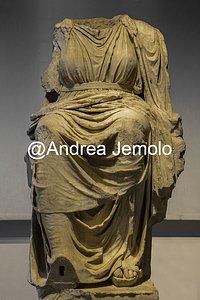 Museo Palatino o Antiquarium Statua di Cibele o Magna Mater, II secolo d.C. | Andrea Jemolo