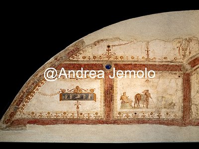 Museo Palatino o Antiquarium Decorazione pittorica del ninfeo della Domus Transitoria - I secolo D.C. | Andrea Jemolo