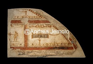 Museo Palatino o Antiquarium Decorazione pittorica del ninfeo della Domus Transitoria - I secolo D.C. | Andrea Jemolo