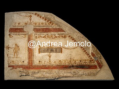 Museo Palatino o Antiquarium Decorazione pittorica del ninfeo della Domus Transitoria - I secolo D.C. | Andrea Jemolo