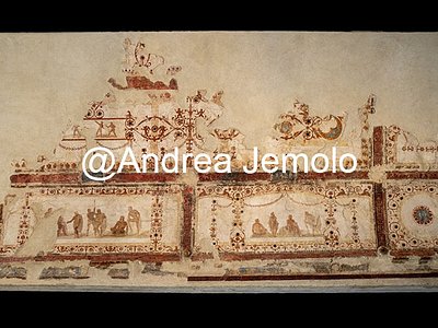Museo Palatino o Antiquarium Decorazione pittorica del ninfeo della Domus Transitoria - I secolo D.C. | Andrea Jemolo
