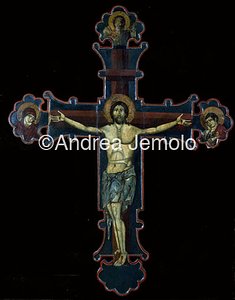 Pinacoteca Croce dipinta con Cristo vivo | Andrea Jemolo