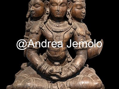 Napier Museum Brahma, wood carving, cm. 82 x 57 | Andrea Jemolo
