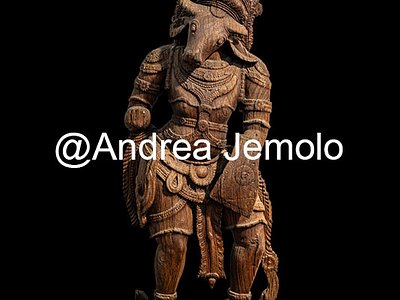 Napier Museum Mahishasura, wood carving, cm. 82 x 57 | Andrea Jemolo
