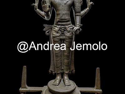 Napier Museum Bronze sculpture of Vishnu, cm. 53.8 x 30.5 | Andrea Jemolo