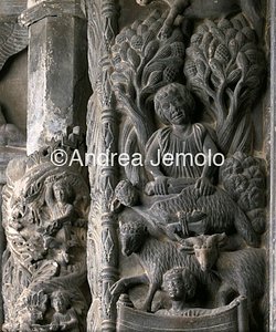 Cattedrale – San Lorenzo Portale - i mesi - la tosatura | Andrea Jemolo
