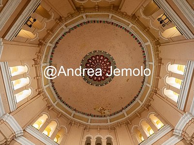 Thirumalai Nayakkar Mahal Richly decorated dome ceiling | Andrea Jemolo