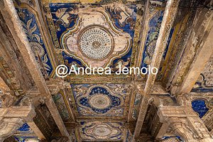 Brihadishvara Temple Old murals in the ceiling (Nayak Period) of Nandi Mandapam (Pavilion) of the Brihadeshwara temple | Andrea Jemolo