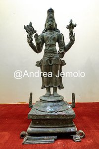 Art Gallery Vishnu - Bronze, provenience Semangudi | Andrea Jemolo