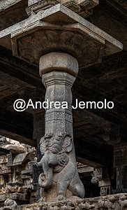 Airavatesvara Temple Yali pillar. Part lion and part elephant | Andrea Jemolo