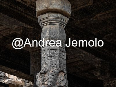Airavatesvara Temple Yali pillar. Part lion and part elephant | Andrea Jemolo