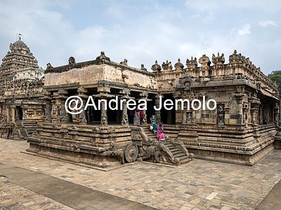 Airavatesvara Temple Agra-mandapa and the temple as a whole | Andrea Jemolo