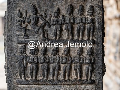 Airavatesvara Temple Idols, inner pillars, agra-mandapa | Andrea Jemolo