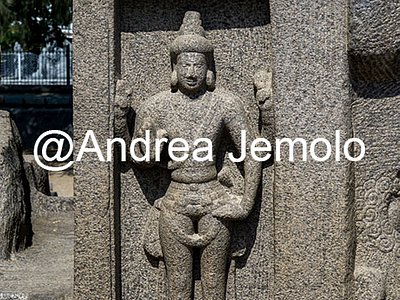 Pancha Rathas also known as Five Rathas or Pandava Rathas Dharmaraja Ratha - Hindu God bas-relief sculpture in the walls of the temple | Andrea Jemolo