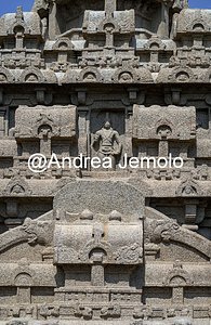 Pancha Rathas also known as Five Rathas or Pandava Rathas Dharmaraja Ratha - Roof carved in the rock | Andrea Jemolo