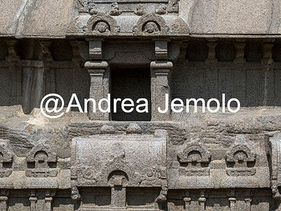 Pancha Rathas also known as Five Rathas or Pandava Rathas Bhima Ratha - The roof carved in rock | Andrea Jemolo