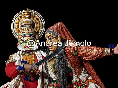 Kathakali Kathakali dancers re-enact a story from Hindu mythology | Andrea Jemolo
