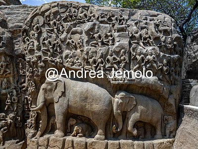 The Descent of the Ganges, also known as Arjuna's Penance The Descent of the Ganges, also known as Arjuna's Penance | Andrea Jemolo