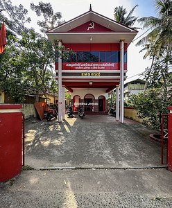 Headquarters of the Communist Party of India (Marxista) in Varkala The headquarters of the Communist Party in Varkala | Andrea Jemolo
