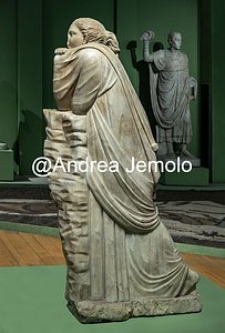Capitoline Museums - Power plant Montemartini Statue of the Musa Polimnia | Andrea Jemolo