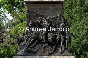 Monument to Anita Garibaldi Anita on horseback at the head of garibaldini, during the battle of Curitibanos (18 January 1840) | Andrea Jemolo